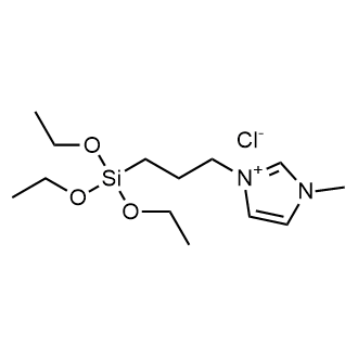 1-Methyl-3-(3-(triethoxysilyl)propyl)-1H-imidazol-3-ium chloride Chemical Structure