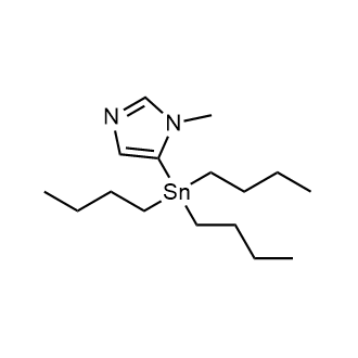 1-Methyl-5-(tributylstannyl)imidazole Chemical Structure