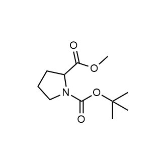 1-Tert-Butyl 2-methyl pyrrolidine-1,2-dicarboxylate Chemical Structure