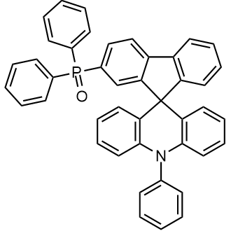 2'-(Diphenylphosphoryl)-10-phenyl-10H-spiro[acridine-9,9'-fluorene] 化学構造