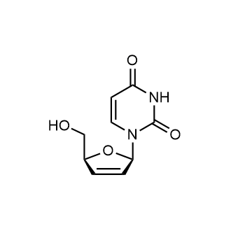 2',3'-Didehydro-2',3'-dideoxyuridine Chemical Structure