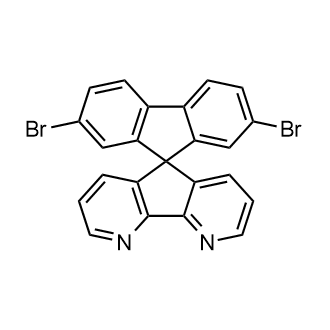 2',7'-Dibromospiro[cyclopenta[1,2-b:5,4-b']dipyridine-5,9'-fluorene] Chemical Structure