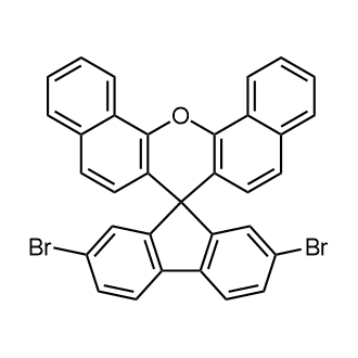 2',7'-Dibromospiro[dibenzo[c,h]xanthene-7,9'-fluorene] Chemical Structure