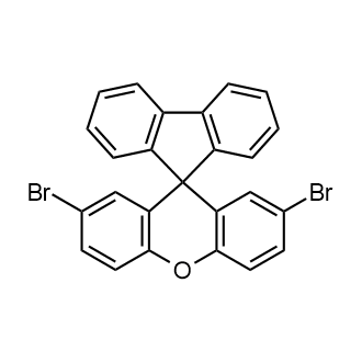 2',7'-Dibromospiro[fluorene-9,9'-xanthene] Chemical Structure