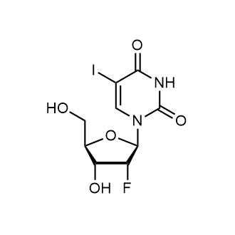 2'-Deoxy-2'-fluoro-5-iodouridine Chemical Structure