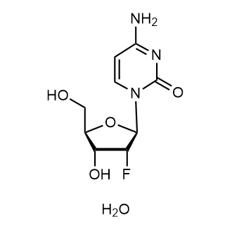 2'-Deoxy-2'-fluorocytidine hydrate التركيب الكيميائي