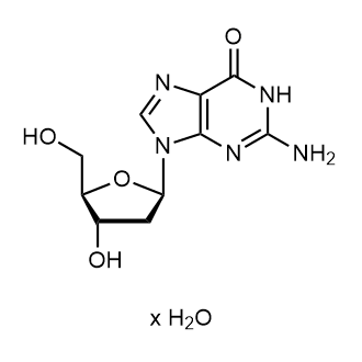 2'-Deoxyguanosine hydrate Chemical Structure