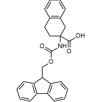 2-((((9H-Fluoren-9-yl)methoxy)carbonyl)amino)-1,2,3,4-tetrahydronaphthalene-2-carboxylic acid التركيب الكيميائي