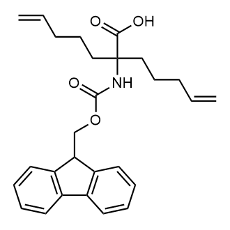 2-((((9H-Fluoren-9-yl)methoxy)carbonyl)amino)-2-(pent-4-en-1-yl)hept-6-enoic acid Chemical Structure