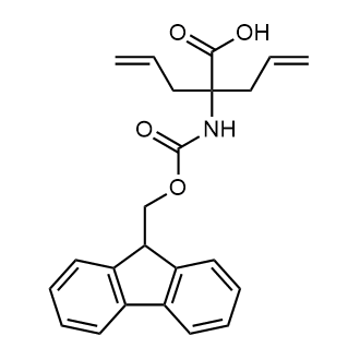 2-((((9H-Fluoren-9-yl)methoxy)carbonyl)amino)-2-allylpent-4-enoic acid Chemical Structure