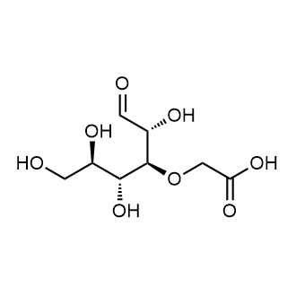 2-(((2R,3S,4R,5R)-2,4,5,6-tetrahydroxy-1-oxohexan-3-yl)oxy)acetic acid Chemical Structure