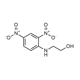 2-((2,4-Dinitrophenyl)amino)ethan-1-ol التركيب الكيميائي