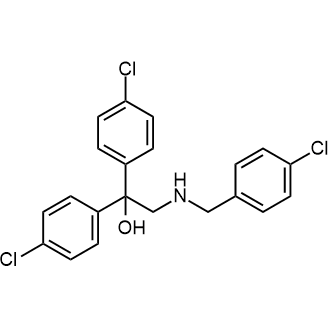 2-((4-Chlorobenzyl)amino)-1,1-bis(4-chlorophenyl)ethanol التركيب الكيميائي