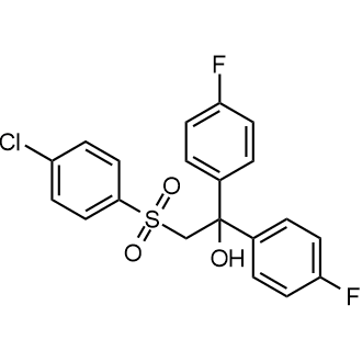 2-((4-Chlorophenyl)sulfonyl)-1,1-bis(4-fluorophenyl)ethanol Chemische Struktur