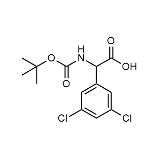 2-((tert-Butoxycarbonyl)amino)-2-(3,5-dichlorophenyl)acetic acid Chemical Structure