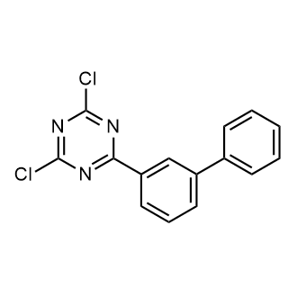 2-([1,1'-Biphenyl]-3-yl)-4,6-dichloro-1,3,5-triazine Chemical Structure