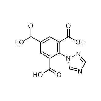 2-(1H-1,2,4-Triazol-1-yl)benzene-1,3,5-tricarboxylic acid Chemical Structure