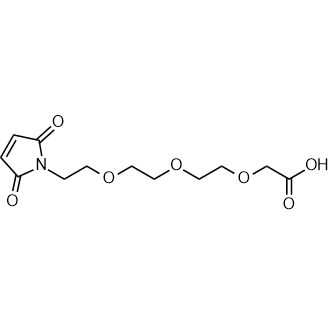 2-(2-(2-(2-(2,5-Dioxo-2,5-dihydro-1H-pyrrol-1-yl)ethoxy)ethoxy)ethoxy)acetic acid Chemische Struktur