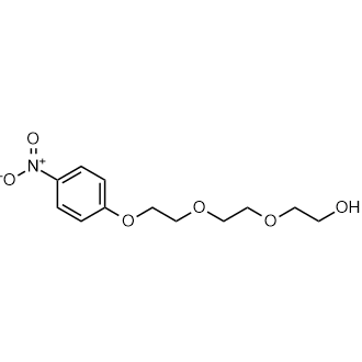 2-(2-(2-(4-Nitrophenoxy)ethoxy)ethoxy)ethanol 化学構造