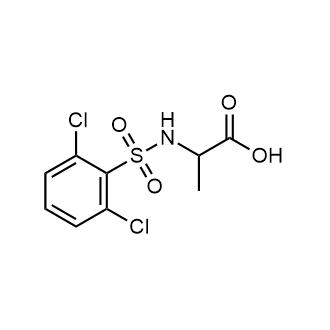 2-(2,6-Dichlorobenzenesulfonamido)propanoic acid Chemical Structure