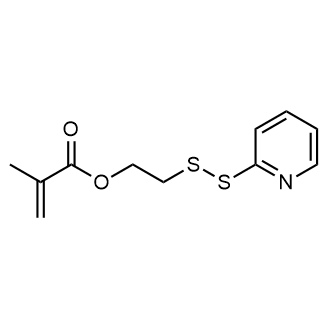 2-(2-Pyridinyldithio)ethyl methacrylate(stabilizedwithMEHQ) Chemische Struktur