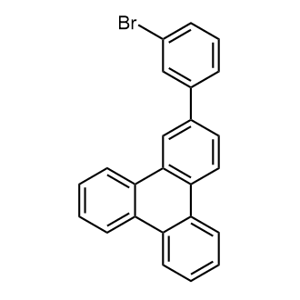 2-(3-Bromophenyl)triphenylene 化学構造