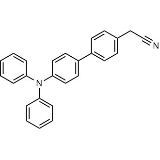 2-(4'-(Diphenylamino)-[1,1'-biphenyl]-4-yl)acetonitrile Chemical Structure