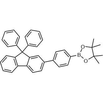 2-(4-(9,9-Diphenyl-9H-fluoren-2-yl)phenyl)-4,4,5,5-tetramethyl-1,3,2-dioxaborolane Chemical Structure