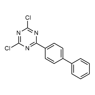 2-(4-Biphenylyl)-4,6-dichloro-1,3,5-triazine التركيب الكيميائي