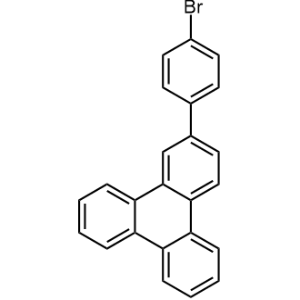 2-(4-Bromophenyl)triphenylene Chemische Struktur