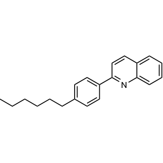 2-(4-Hexylphenyl)quinoline التركيب الكيميائي