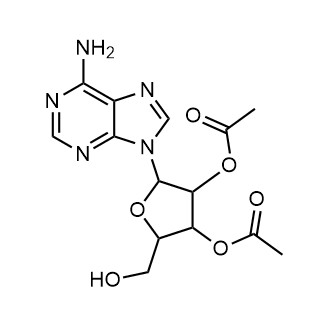 2-(6-Amino-9H-purin-9-yl)-5-(hydroxymethyl)tetrahydrofuran-3,4-diyl diacetate Chemical Structure