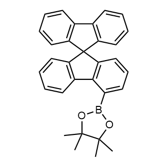 2-(9,9'-Spirobi[fluoren]-4-yl)-4,4,5,5-tetramethyl-1,3,2-dioxaborolane Chemical Structure