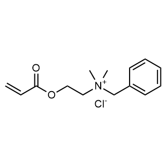 2-(Acryloyloxy)-N-benzyl-N,N-dimethylethan-1-aminium chloride 化学構造