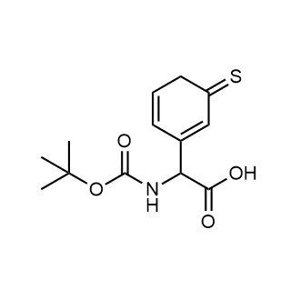 2-(Boc-amino)-2-(3-thiophenyl)acetic acid Chemische Struktur