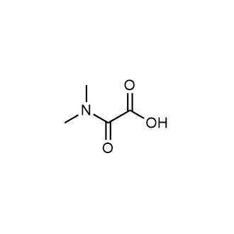 2-(Dimethylamino)-2-oxoacetic acid Chemische Struktur