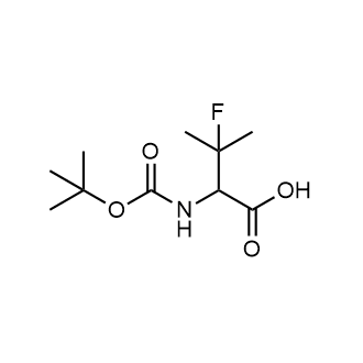 2-(tert-Butoxycarbonylamino)-3-fluoro-3-methylbutanoic acid Chemical Structure