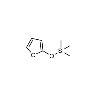 2-(Trimethylsilyloxy)furan Chemische Struktur