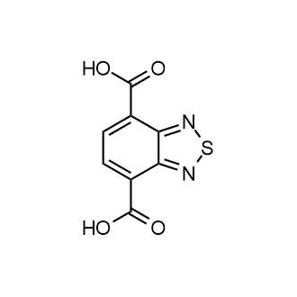 2,1,3-Benzothiadiazole-4,7-dicarboxylic acid 化学構造