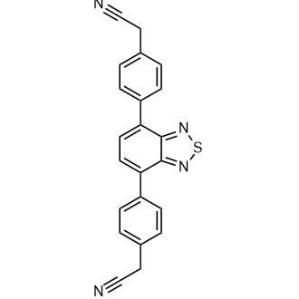 2,2'-(Benzo[c][1,2,5]thiadiazole-4,7-diylbis(4,1-phenylene))diacetonitrile التركيب الكيميائي