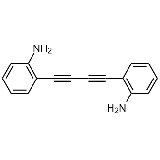 2,2'-(Buta-1,3-diyne-1,4-diyl)dianiline Chemische Struktur