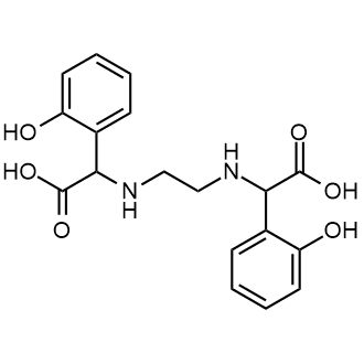 2,2'-(Ethane-1,2-diylbis(azanediyl))bis(2-(2-hydroxyphenyl)acetic acid) Chemical Structure