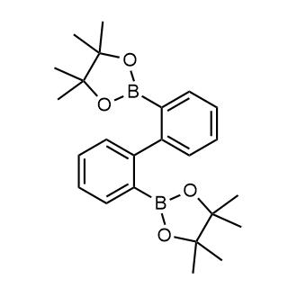 2,2'-Bis(4,4,5,5-tetramethyl-1,3,2-dioxaborolan-2-yl)-1,1'-biphenyl Chemical Structure