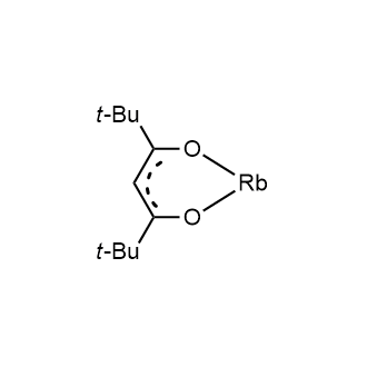 2,2,6,6-Tetramethyl-3,5-heptanedionato rubidium Chemical Structure