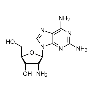 2,2′-Diamino-2′-deoxyadenosine التركيب الكيميائي