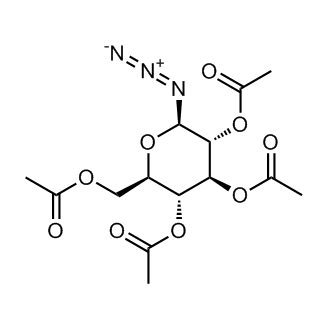 2,3,4,6-Tetra-O-acetyl-β-D-galactopyranosyl Azide Chemical Structure