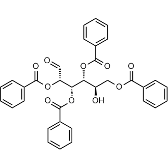 2,3,4,6-Tetra-O-benzoyl-D-mannopyranose Chemische Struktur