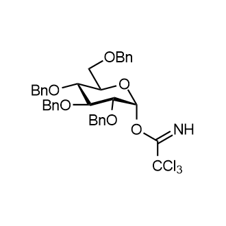 2,3,4,6-Tetra-O-benzyl-alpha-D-glucopyranosyl trichloroacetimidate Chemical Structure