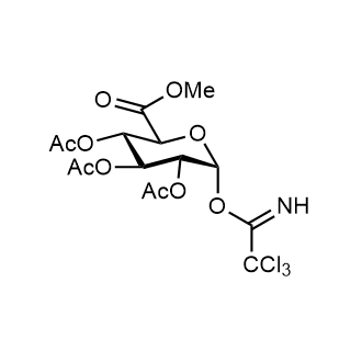 2,3,4-Tri-O-acetyl-α-D-glucuronide methyl ester trichloroacetimidate Chemical Structure