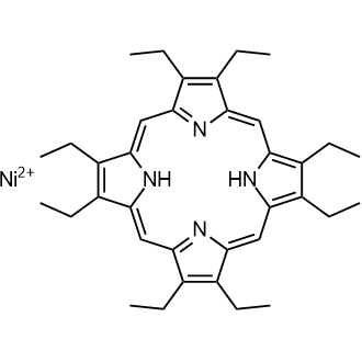 2,3,7,8,12,13,17,18-Octaethylporphyrin, nickel(II) salt Chemical Structure